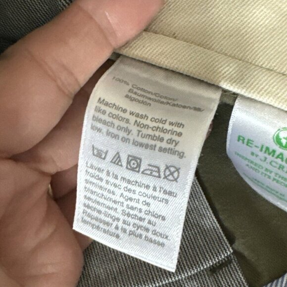 J. Crew 484 Slim Chino Pants Men's 36 Olive Green New 8479 - Picture 15 of 16